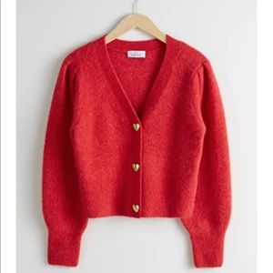 & Other Stories Playful Button Knit Cardigan